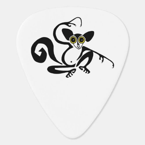  AYE_AYE _ Endangered animal_ Primate _ lemur Guitar Pick