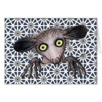 Aye-aye Lemur Note Card