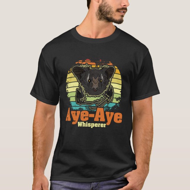 Aye Aye Primates Lemurs Madagascar  15 T-Shirt (Front)