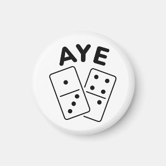 'Aye Domino' K-Pop Boygroup Meme Quote Magnet