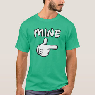 Aye she is mine t-shirt