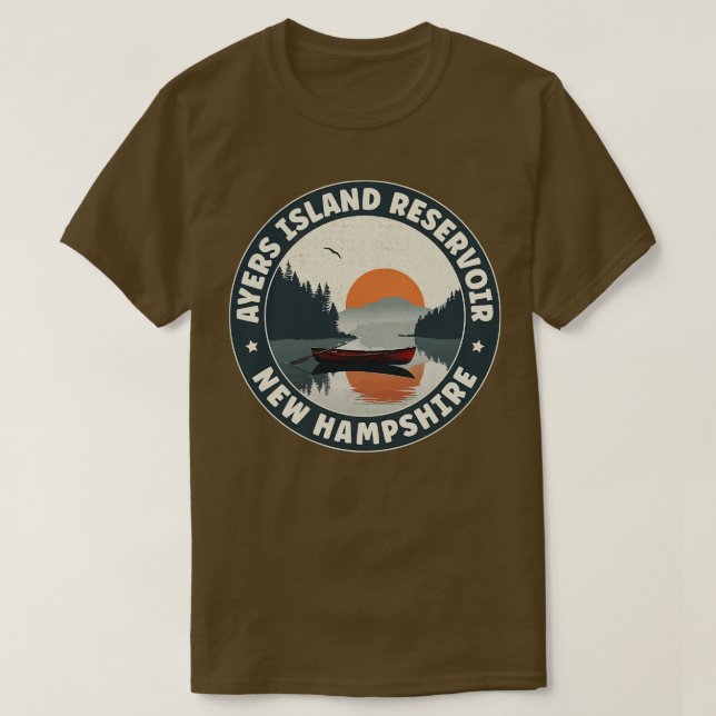 Ayers Island Reservoir New Hampshire T-Shirt (Design Front)