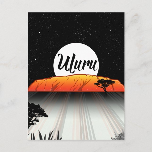 Ayers Rock Australia Postcard (Front)