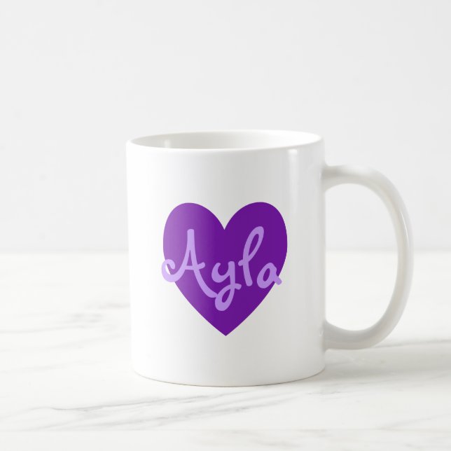 Ayla in Purple Coffee Mug (Right)