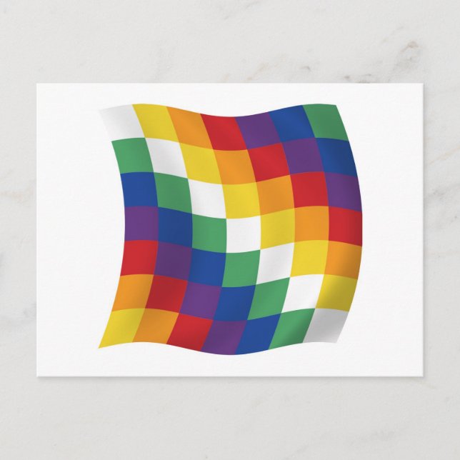 Aymara Flag Postcard (Front)