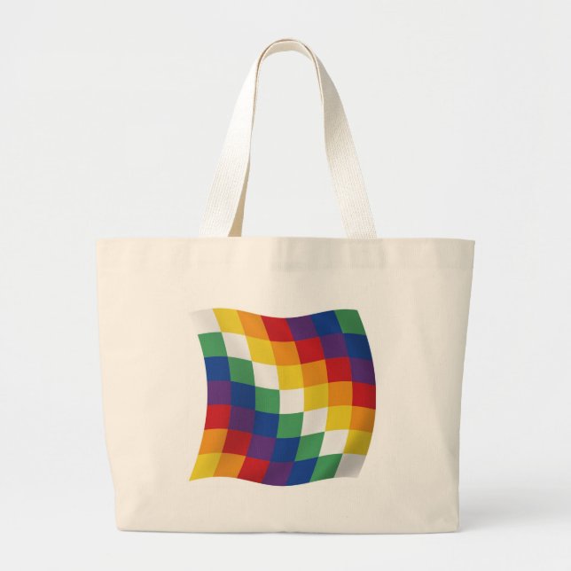 Aymara Flag Tote Bag (Front)