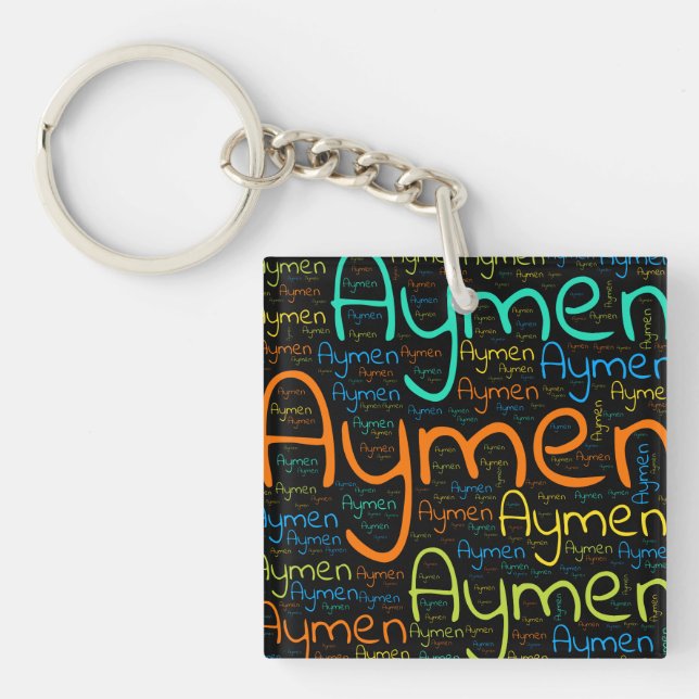 Aymen Keychain (Front)