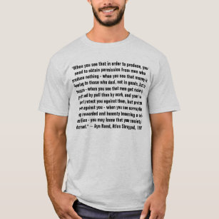 Ayn Rand, Atlas Shrugged T-Shirt
