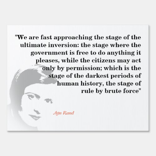 Ayn Rand Quote On The Ultimate Inversion Sign