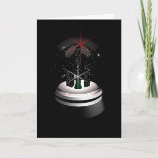Ayn Rand Snow Globe Holiday Card