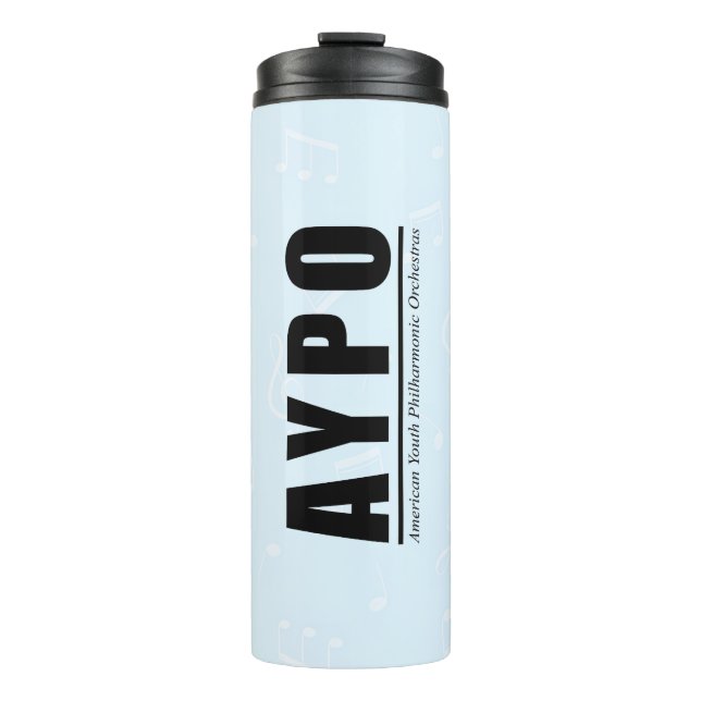 AYPO 25-26 Season Limited Blue Water Bottle (Front)