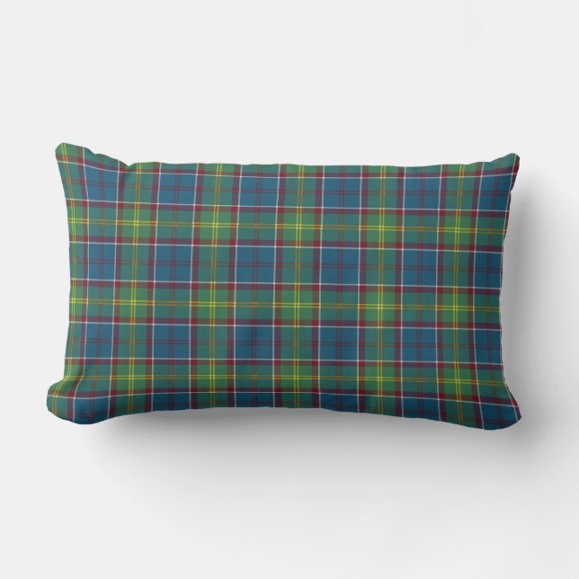 Ayrshire District Tartan  Lumbar Pillow (Front)