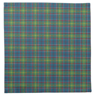 Ayrshire District Tartan Scottish Plaid Cloth Napkin