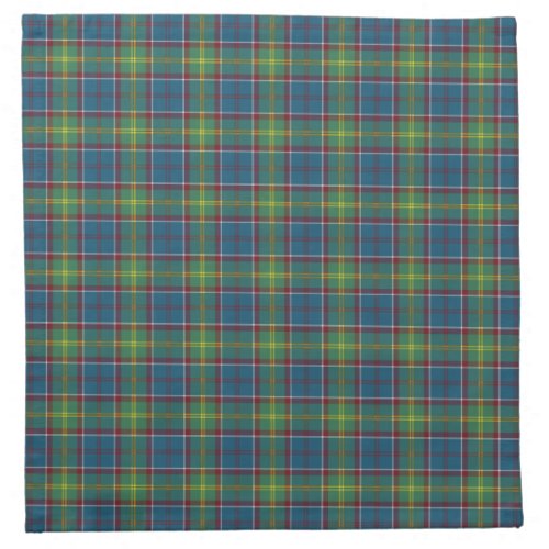 Ayrshire District Tartan Scottish Plaid Cloth Napkin