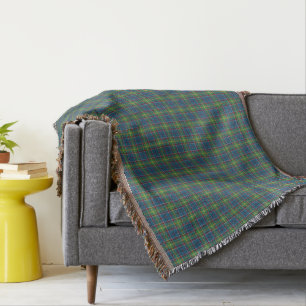 Ayrshire District Tartan Throw Blanket
