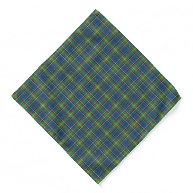 Ayrshire Scotland District Tartan Bandana (Front)