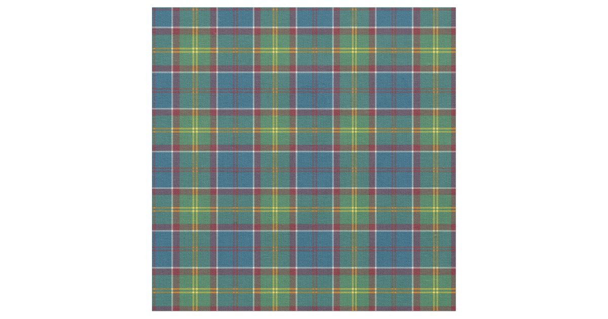 Ayrshire Scotland District Tartan Fabric | Zazzle