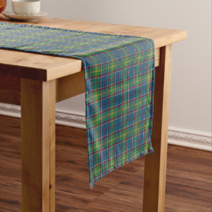 Ayrshire Scotland District Tartan Short Table Runner