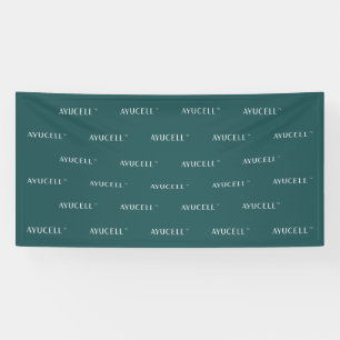 Ayucell 4x8 Step and Repeat Banner - Green