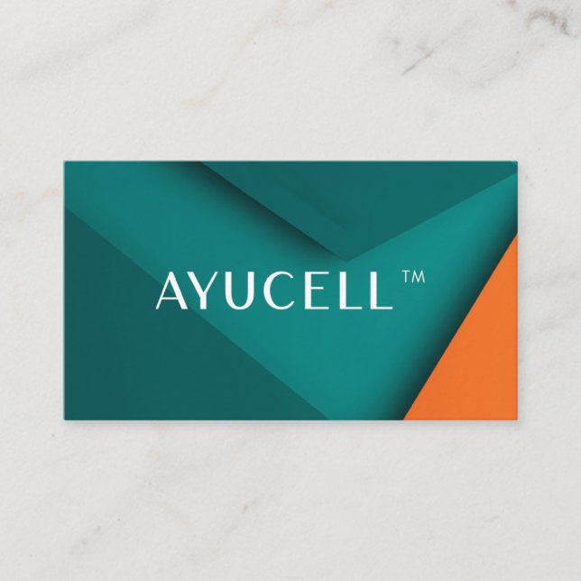 Ayucell Business Card 1 (Editable) (Front)