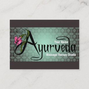 Ayurveda - Business- / Schedule Card