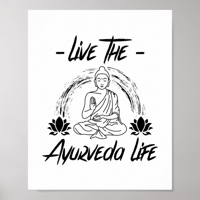 Ayurveda | Spirituality Healing Ayurweda Gift Poster (Front)