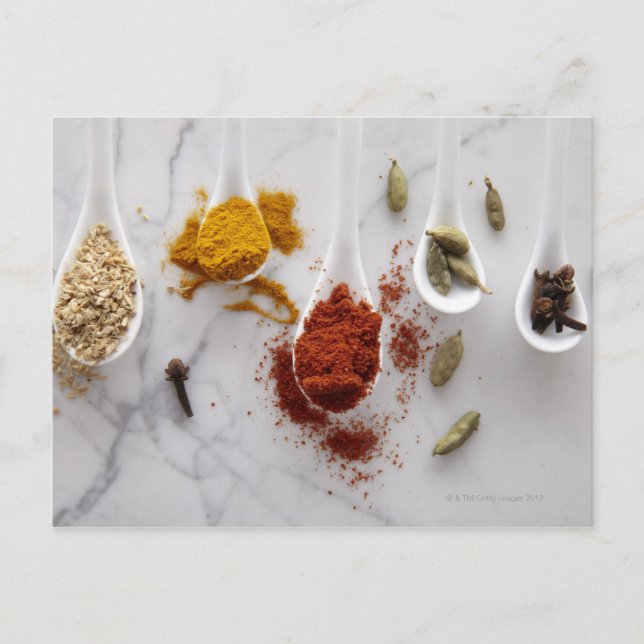 Ayurvedic Warming Spices Postcard (Front)