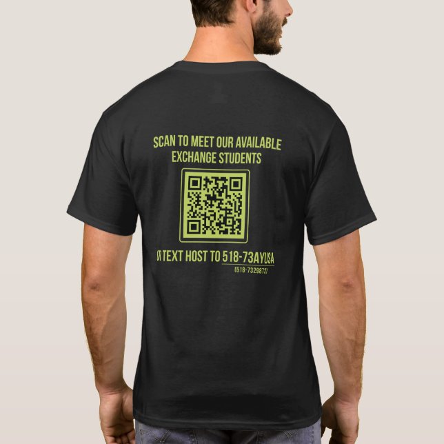 Ayusa Let the Adventure Begin T-Shirt (Men's) (Back)