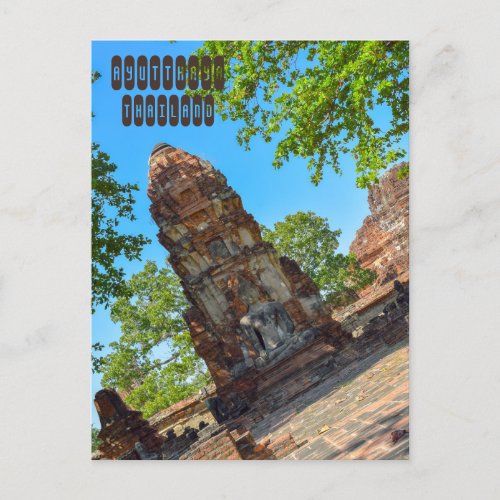 Ayutthaya Kingdom in Thailand Postcard