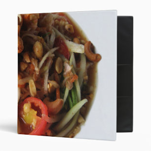 Ayutthaya Spicy Papaya Salad [Som Tam] with Cashew 3 Ring Binder