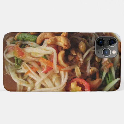 Ayutthaya Spicy Papaya Salad Som Tam with Cashew iPhone 11 Pro Max Case