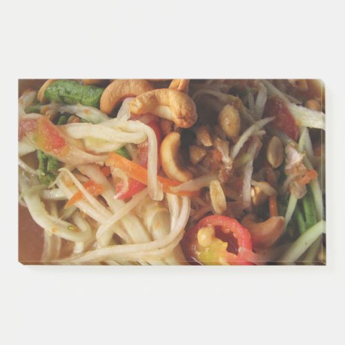 Ayutthaya Spicy Papaya Salad Som Tam with Cashew Post_it Notes