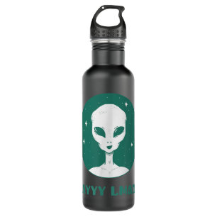 Ayyy Lmao Funny Alien Meme Quote Space Galaxy Star Stainless Steel Water Bottle
