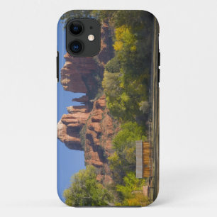 AZ, Arizona, Sedona, Crescent Moon Recreation 2 iPhone 11 Case