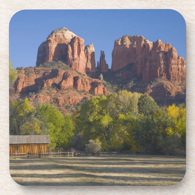 AZ, Arizona, Sedona, Crescent Moon Recreation 2 Coaster (Front)