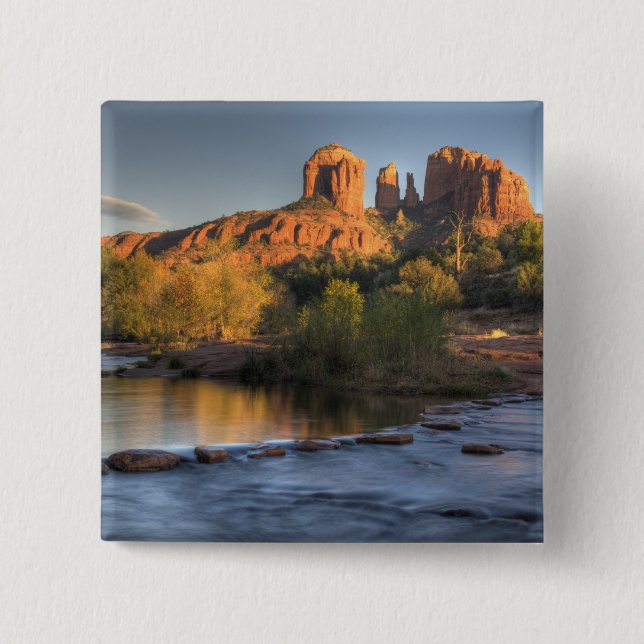AZ, Arizona, Sedona, Crescent Moon Recreation 3 Button (Front)