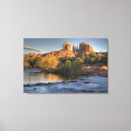 AZ Arizona Sedona Crescent Moon Recreation 3 Canvas Print