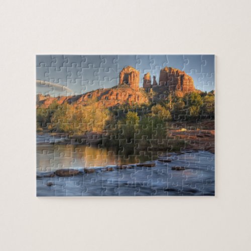 AZ Arizona Sedona Crescent Moon Recreation 3 Jigsaw Puzzle