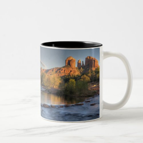 AZ Arizona Sedona Crescent Moon Recreation 3 Two_Tone Coffee Mug