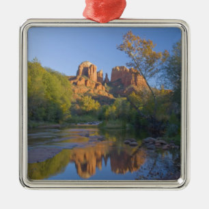 AZ, Arizona, Sedona, Crescent Moon Recreation Metal Ornament