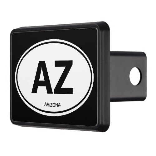 AZ Arizona state abbreviation custom towing Hitch Cover