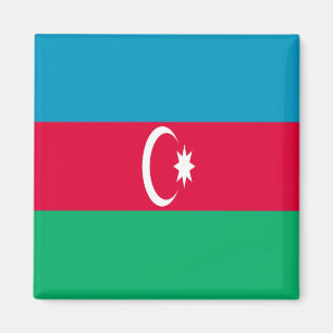 AZ - Azerbaijan - Flag Magnet