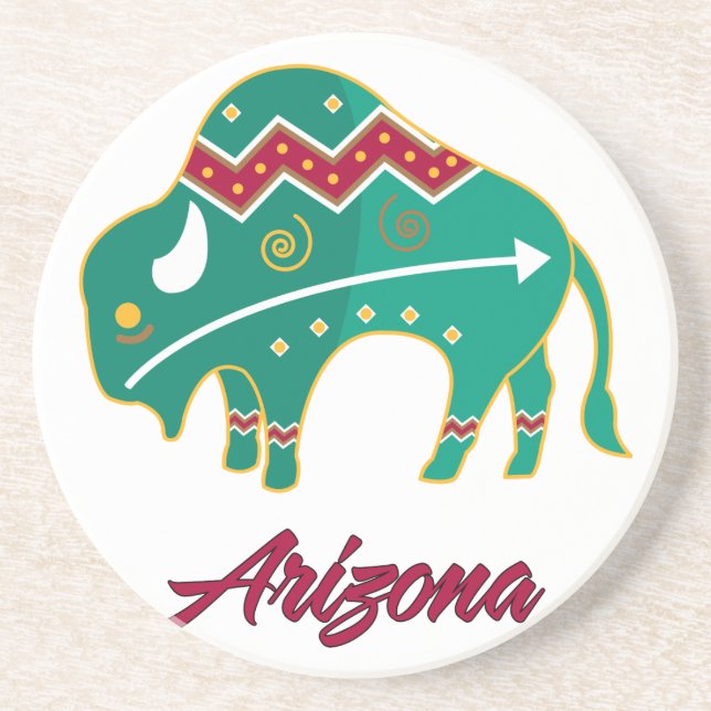 AZ Buffalo Clan Coaster (Front)