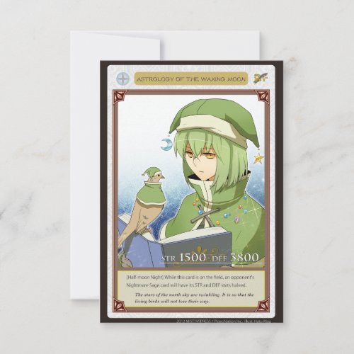 AZ card - Astrology of the Waxing Moon