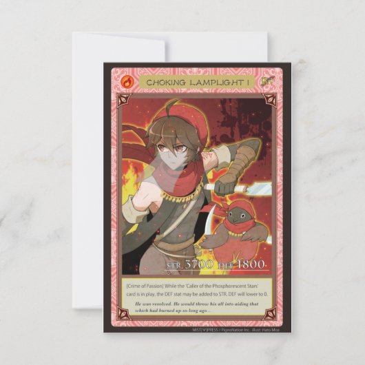 AZ card - Choking Lamplight I (Front)