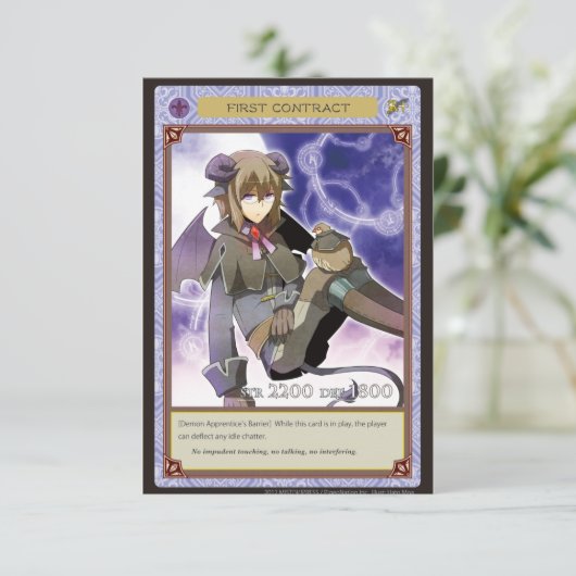 AZ card - First Contract (Standing Front)