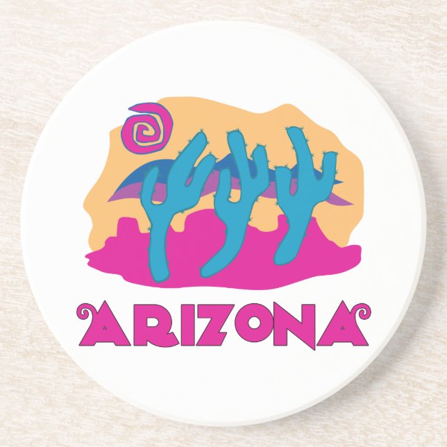 AZ Desert Sandstone Coaster (Front)
