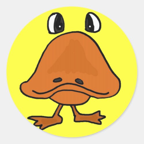 AZ_ Duck bill Cartoon Stickers