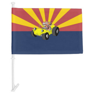 AZ Dune buggy Flag Yellow