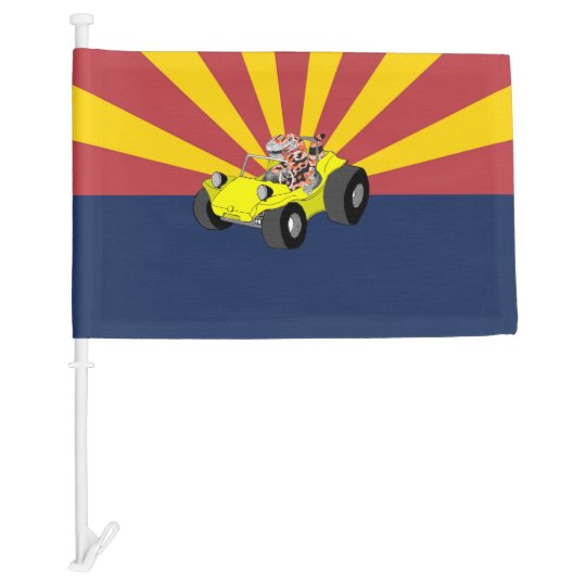 AZ Dune buggy Flag Yellow | Zazzle.com